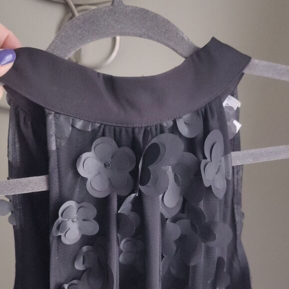 TCEC elegant Black 3D flower Dress - Picture 8 of 10